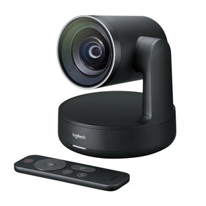 Logitech CC4900E 视频会议摄像头 - 60 fps - USB 3.0 - 3840 x 2160 视频 - 自动对焦 - 90° 角度 - 用于 显示器, 计算机
