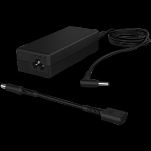 HP 90 W AC适配器 - Space- 用于 笔记本电脑 - 120 V AC, 230 V AC 输入 - 黑