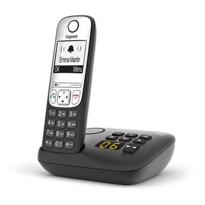 Gigaset A690A DECT-Schnurlostelefon - Schwarz - 3 Mobilteil(e) - Anrufbeantworter