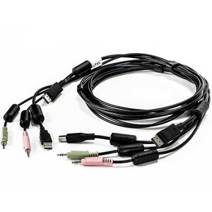Vertiv AVOCENT 1.83 m Cabo KVM - Cable for Teclado/Rato, Interruptor KVM, Dispositivo áudio/vídeo - Primeira extremidade: 