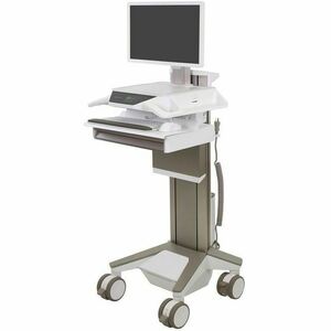 Ergotron CareFit Medical Trolley - TAA Compliant - 2 Drawer - 17.01 kg Load Capacity - 4 Casters - 12.70 cm (5") Caster Si