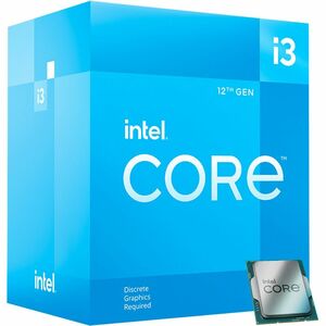 Intel Core i3 (12. Gen.) i3-12100F Quad-Core 3,30 GHz Prozessor - Retail Paket - 12 MB L3 Cache - 64-Bit-Verarbeitung - 4,