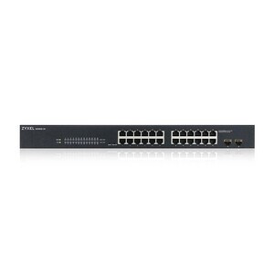 ZYXEL GS1900 GS1900-24 24 Ports Manageable Ethernet Switch - Gigabit Ethernet - 10/100/1000Base-T, 1000Base-X - 2 Layer Su