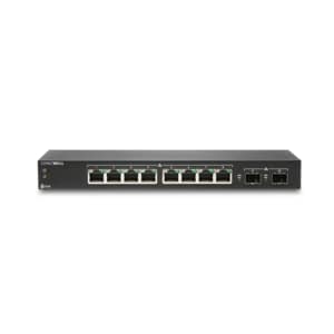 SonicWall SWS12-8 8 Ports Manageable Ethernet Switch - Gigabit Ethernet - 1000Base-T, 1000Base-X - 2 Layer Supported - 2 S