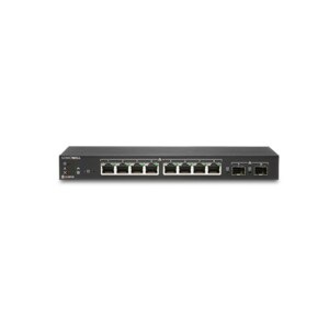 SonicWall SWS12-8POE 8 Ports Manageable Ethernet Switch - Gigabit Ethernet - 1000Base-T, 1000Base-X - 2 Layer Supported - 