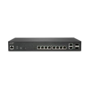 SonicWall SWS12-10FPOE 10 Ports Manageable Ethernet Switch - Gigabit Ethernet - 1000Base-T, 1000Base-X - 2 Layer Supported