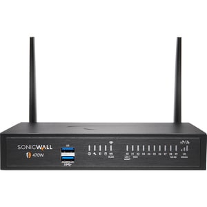 SonicWall TZ470W Network Security/Firewall Appliance Support/Service - TAA Compliant - 8 Port - 10/100/1000Base-T - 2.5 Gi