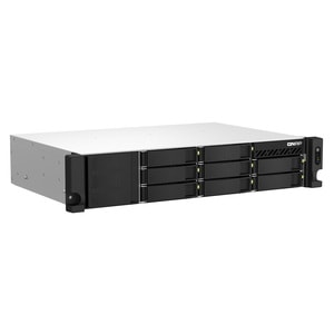 QNAP TS-873AEU-4G 8 x Gesamtzahl Einschübe SAN/NAS-Speichersystem - 5 GB Größe Flash-Speicher - AMD Ryzen V1500B Quad-Core