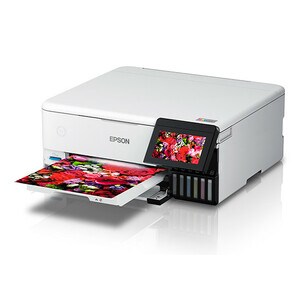 Epson ET-8500 Wireless EcoTank Inkjet Multifunction Printer - Colour - Copier/Printer/Scanner - 5760 x 1440 dpi Print - Au