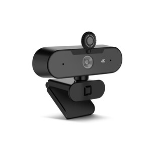 Dicota Webcam - 60 fps - Black - USB 2.0 - 3840 x 2160 Video - Auto-focus - 110° Angle - Microphone - For Display Screen, 