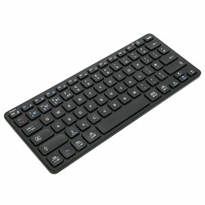 Targus AKB862UK Keyboard - Wireless Connectivity - English (UK) - QWERTY Layout - Black - Membrane Keyswitch - Bluetooth -
