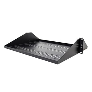 StarTech.com 2U Vented Server Rack Cabinet Shelf - Fixed 14" Deep Cantilever Rackmount Tray for 19" Data/AV/Network Enclos