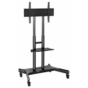 AD-TVC-75 cart - for large displays to 80" - capacity 75kg (165lb) - height adjustable - Black