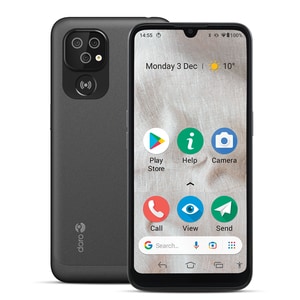 Doro 8100 32 GB Smartphone - 15,5 cm (6,1 Zoll) HD+ 1560 x 720 - 2 GB RAM - Android 11 (Go Edition) - 4G - Bar - kein SIM-