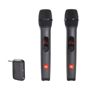JBL Wireless Microphone - Black - RF - 65 Hz to 15 kHz - Cardioid