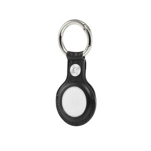 Krusell Carrying Case Apple AirTag - Black - Genuine Leather Body