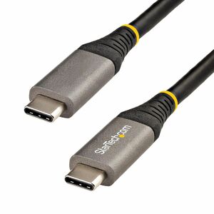 StarTech.com 20" 50cm USB C Cable 10Gbps, USB 3.1 Type-C Cable, 5A/100W, DP Alt Mode, USB-C Cord for USB-C Laptop/Phone/De