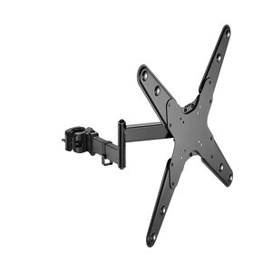 Neomounts Pole Mount for TV - Black - 1 Display(s) Supported - 81.3 cm to 139.7 cm (55") Screen Support - 25 kg Load Capac