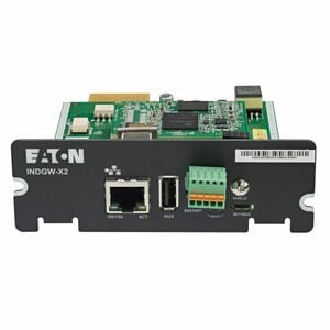 Eaton INDGW-X2 UPS Management Adapter - X-Slot - 1 x Network (RJ-45) Port(s) - USB