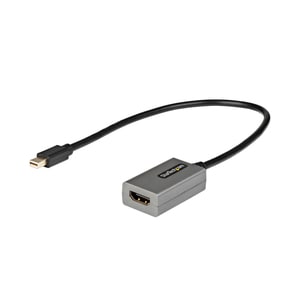 StarTech.com Mini DisplayPort to HDMI Adapter, mDP to HDMI Adapter Dongle, 1080p, Mini DP 1.2 to HDMI Video Converter, 12"