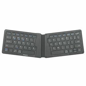 Targus Ergonomic Foldable Bluetooth EcoSmart Keyboard - Wireless Connectivity - Bluetooth - Compact - 5.1 - Windows, iPadO