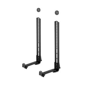 Neomounts AWL29-650BL1 Mounting Bracket for Sound Bar Speaker - Black - Height Adjustable - 15 kg Load Capacity - VESA Mou
