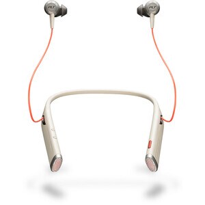 Plantronics Voyager 无线 耳塞, 颈后 立体声 耳机 - 沙色 - 双声道 - 入耳式 - 3000 cm - 蓝牙 - 20 Hz 到 20 kHz - 降噪