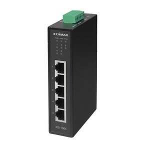 Switch Ethernet Edimax 5 Porte - Gigabit Ethernet - 10/100/1000Base-T - 2 Layer supportato - Coppia incrociata - Montaggio