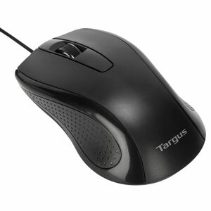 Targus AMU81AMGL Full-size Mouse - USB Type A - BlueTrace - 3 Button(s) - Black - Cable - 1000 dpi - Scroll Wheel - Symmet