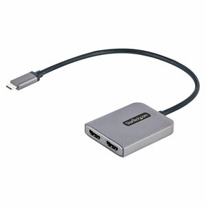 StarTech.com USB-C auf Dual HDMI Adapter, Multi-Monitor MST Hub/Splitter, Dual 4K 60Hz, nur Windows, kompatibel mit Thunde