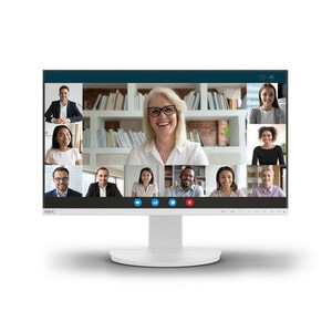 Monitor LCD NEC Display MultiSync EA242F 609,6 mm (24,0") Classe Full HD - 16:9 - Bianco - 61 cm (24") Viewable - Tecnolog