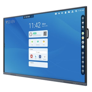 V7 IFP8601-V7 2184.40 mm 4K LCD Collaboration Display - Cortex A55 - 4 GB DDR3 SDRAM - Touchscreen - 16:9 Aspect Ratio - 3