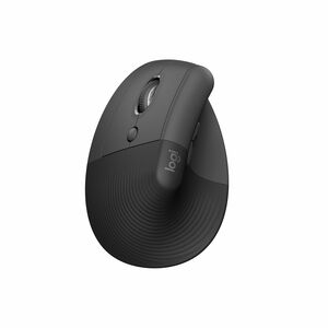 Logitech Lift Mouse - Bluetooth/Radio Frequency - USB Type A - Optical - 6 Button(s) - 4 Programmable Button(s) - Graphite