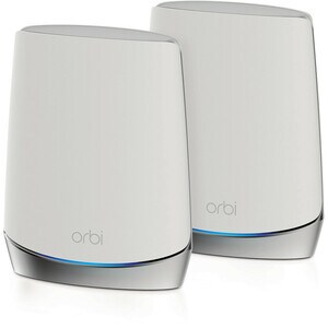 Netgear Orbi RBK752 Wi-Fi 6 IEEE 802.11ax 以太网 无线路由器 - 三频 - 2.40 GHz ISM 频段 - 5 GHz UNII 频段 - 6 x 天线(6 x 内部) - 525 MB/s 无线速