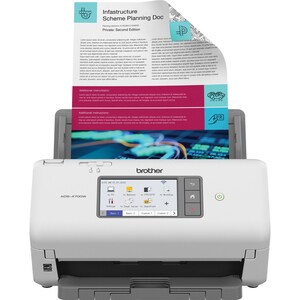 Brother 4700W Einzugsscanner - 600 dpi Optische Auflösung - 24-bit Farbtiefe - 8-bit Graustufen - USB
