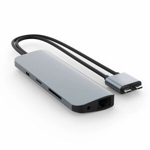 HyperDrive Viper HD392-SILVER 10 Port(s) USB Type C Docking Station for Monitor, Tablet, Notebook, Desktop PC, MacBook - C
