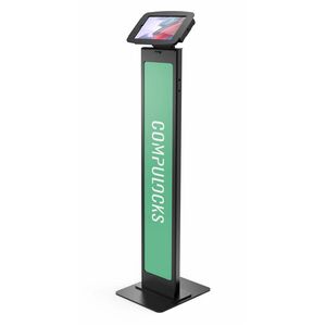 MacLocks Space BrandMe Suporte para tablet PC - Até 26,7 cm (10,5") Suporte de ecrã - Piso - Metal, Polipropileno, Alumíni