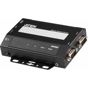 ATEN Altusen SN3002 Device Server - Twisted Pair - 1 x Network (RJ-45) - 2 x Serial Port - 10/100Base-TX - Fast Ethernet -
