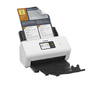Scanner a inserimento di foglii Brother 4500W - 600 dpi Ottico - 48-bit Colore - 8-bit Scala di Grigi - USB