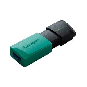Kingston DataTraveler Exodia M DTXM 256 GB USB 3.2 (Gen 1) Type A Flash Drive - Black, Teal - 1 Pack