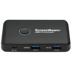 ScreenBeam SBUSBSW4EU USB Switch - USB 3.0 - Black - 6 Total USB Port(s) - 6 USB 3.0 Port(s) - Mac, PC