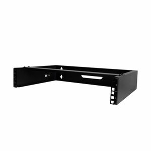 StarTech.com 2U Wall Mount Rack, 14in Deep, 19 inch Wall Mount Network Rack, Wall Mounting Patch Panel Bracket for Switch/
