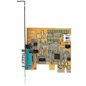StarTech.com Serieller Adapter - Low Profile Plug-in-Karte - PCI Express x1 - PC, Linux - 1 x Anzahl externe serielle Ports