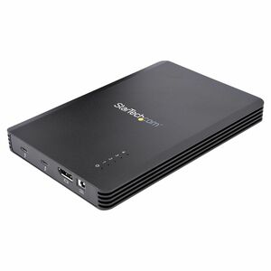 StarTech.com Laufwerksgehäuse PCI Express NVMe, M.2 - Thunderbolt 3 Host-Schnittstelle Extern - Schwarz - TAA-konform - 4 