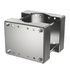 Montant AXIS TQ1301-E pour Caméra PTZ, Fixation murale - 150 kg Max - Acier inoxydable