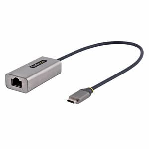 StarTech.com USB-C to Ethernet Adapter, 10/100/1000 Mbps, Gigabit Network Adapter, ASIX AX88179A, 1ft/30cm Cable, Windows/