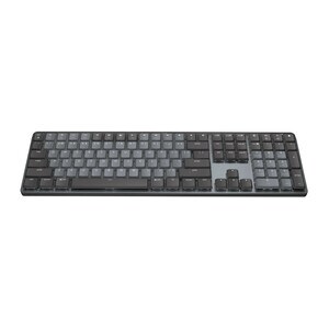 Logitech Master Keyboard - Wireless Connectivity - USB Interface - English (UK) - QWERTY Layout - Graphite - Mechanical/MX