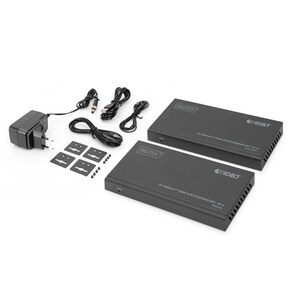 Digitus DS-55512 KVM Extender - Wired - 1 Computer(s) - 1 Local User(s) - 70 m Range - 4K - 2 x Network (RJ-45) - 3 x USB 