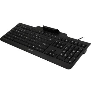 CHERRY KC 1000 SC Keyboard - Cable Connectivity - USB Interface - Czech - Black