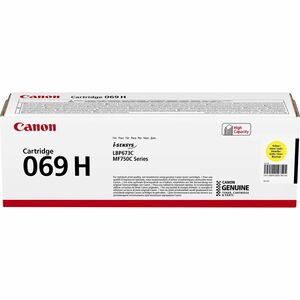 Canon 069H Original High Yield Laser Toner Cartridge - Yellow Pack - 5500 Pages